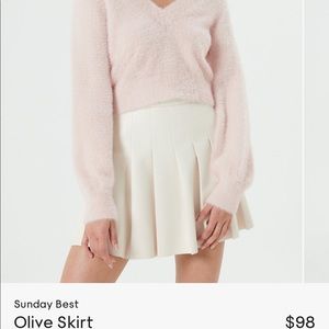 NWOT Sunday best olive skirt